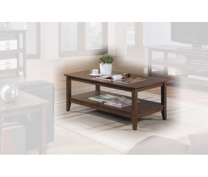 Quadra New Coffee Table - Walnut